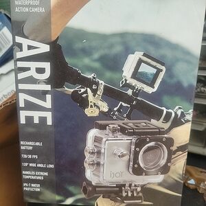 Waterproof Action Camera - Black and Silver